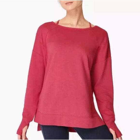 Sweaty Betty Women’s After Class Active Sweatshirt Size XS Tayberry Pink - Picture 3 of 8